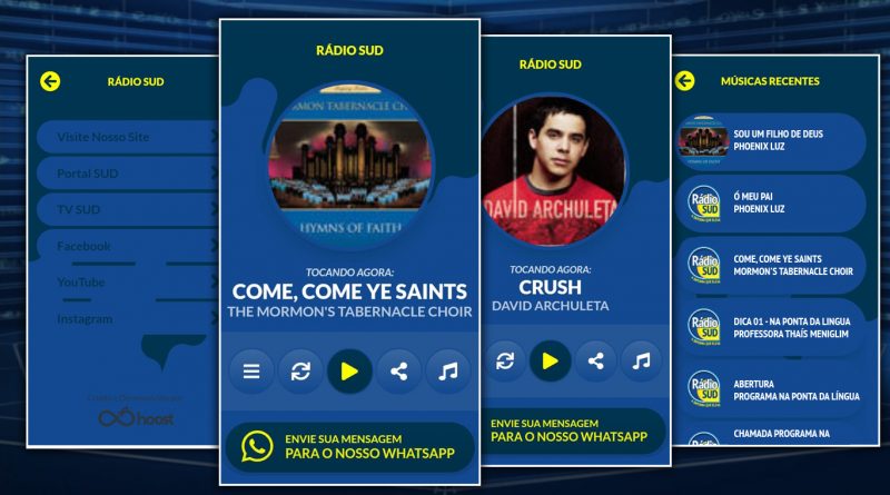 Aplicativo Rádio SUD para Android